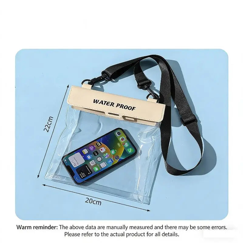 Universal Waterproof Phone Pouch | Full Touch Transparent Window Waterproof Phone Pouch Qme