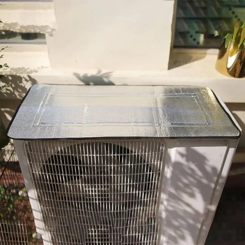Outdoor AC Cover – Rainproof Sun-Resistant Aluminum Foil AC Unit Cover Qme A5