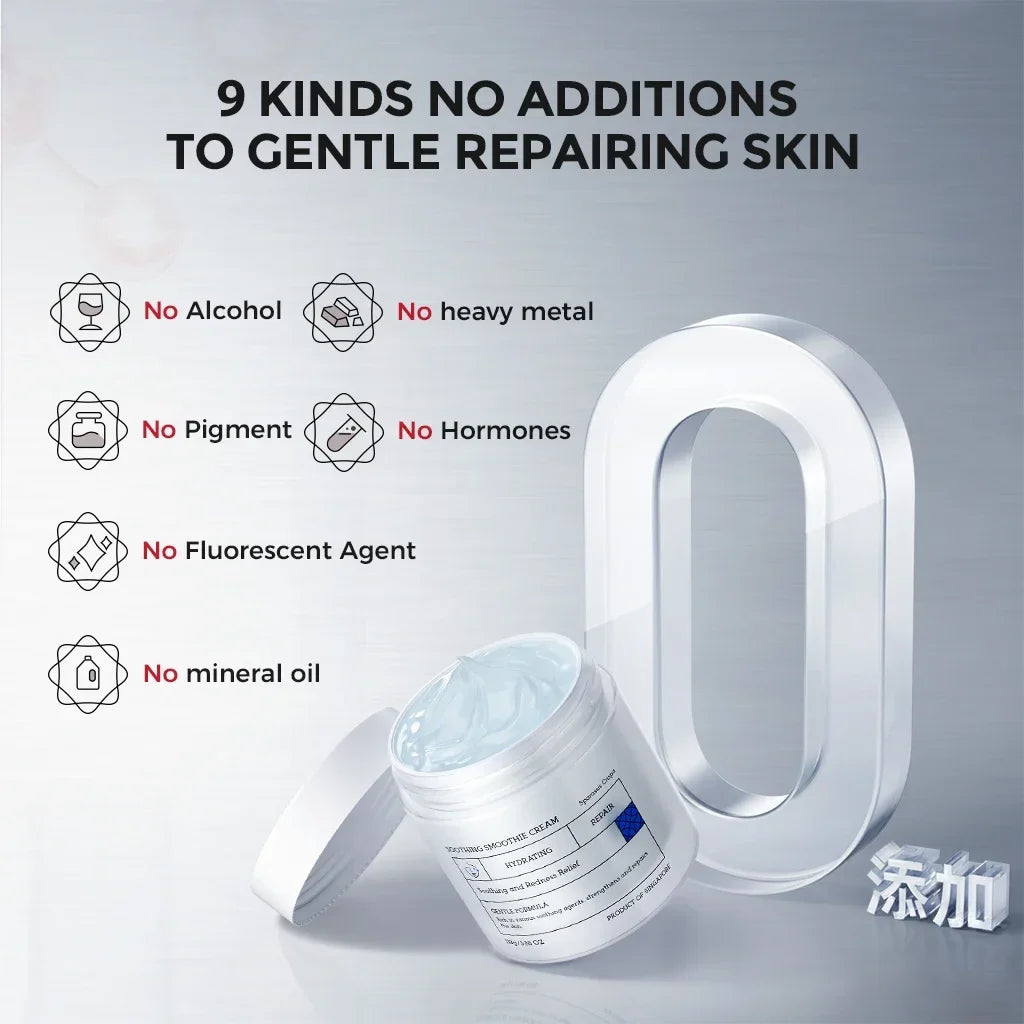 NING Dermologie Soothing Smoothie Cream | Daily Skin Moisturizer Soothing Skin Cream Qme