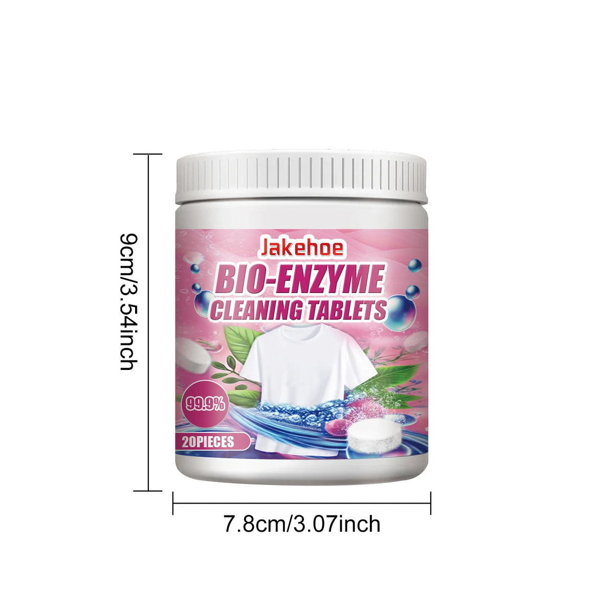 Jakehoe Clothing Stain Remover Effervescent Tablets Laundry Stain Remover Qst