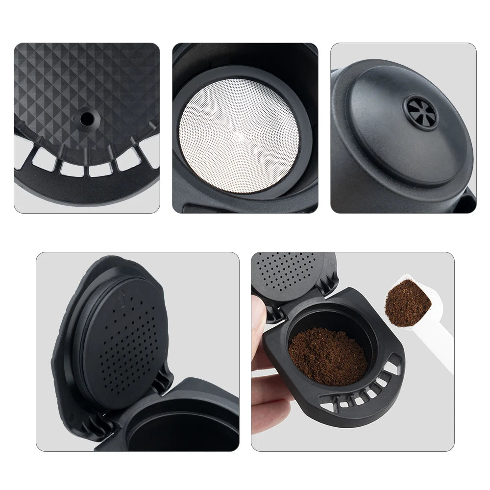 Reusable Coffee Capsule Adapter for Dolce Gusto | Refillable Pod Coffee Pod Adapter Qst