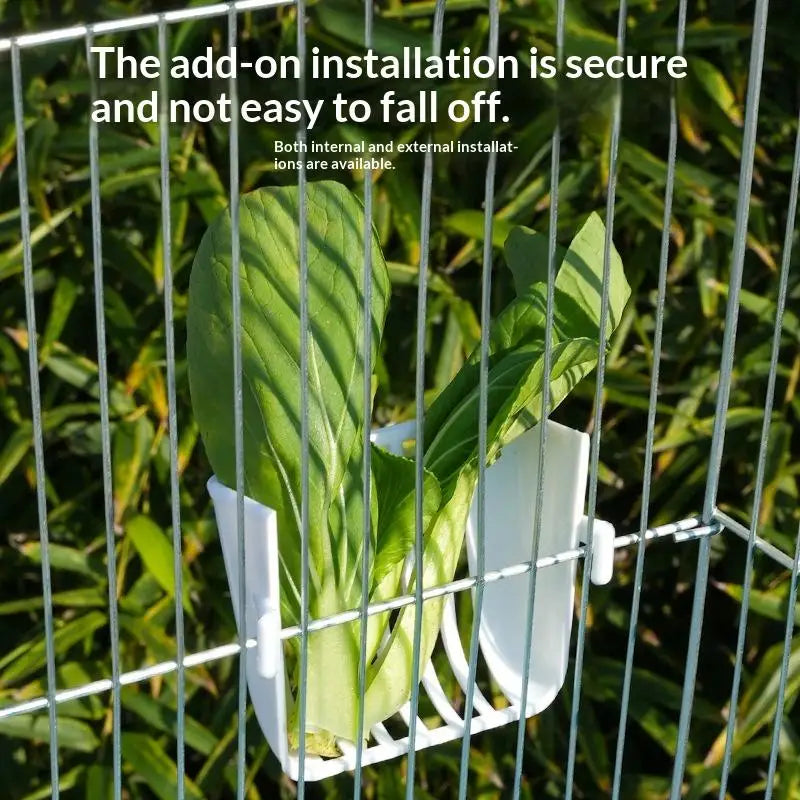 Bird Cage Vegetable Basket Feeder – 5-Pack Hanging Food Holder Bird Cage Feeder Qme