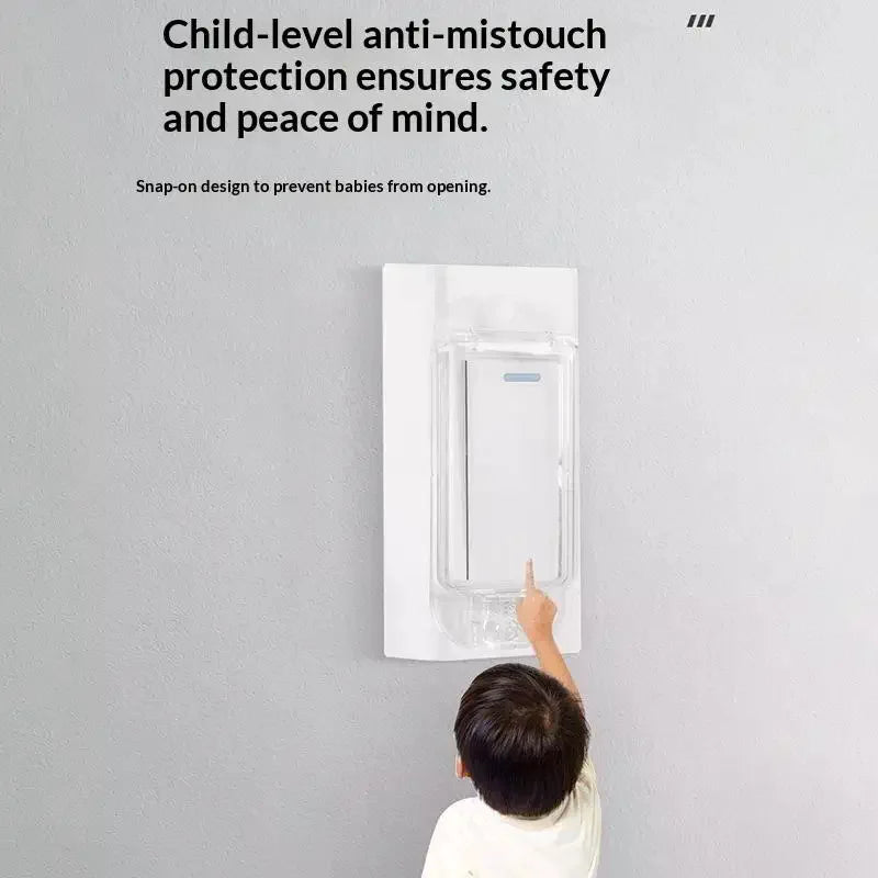 Child Safety Rocker Switch Cover – Clear Protective Guard Switch Safety Guard Qme