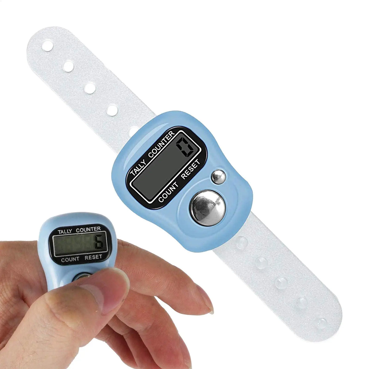 Electronic Finger Tally Counter LCD Digital Resettable Digital Tally Counter Qme