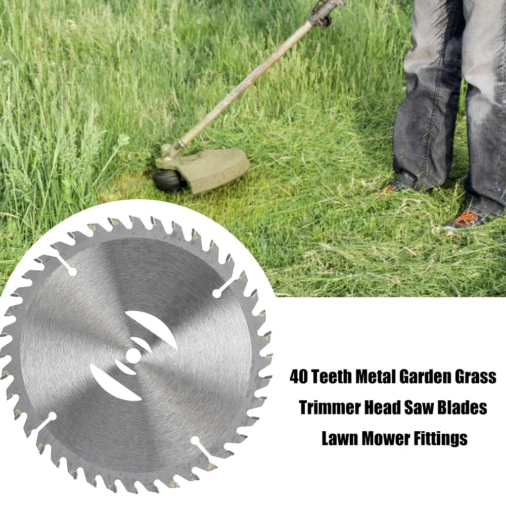 Metal Weeder Saw Blade 150mm Grass Trimmer Head – 40 Teeth Trimmer Blade Qme
