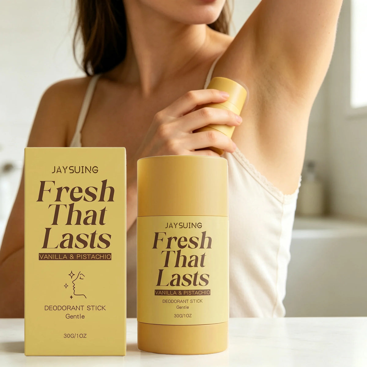 30g Vanilla Deodorant Stick – Moisturizing Long-Lasting Freshness Body Deodorant Stick Qst