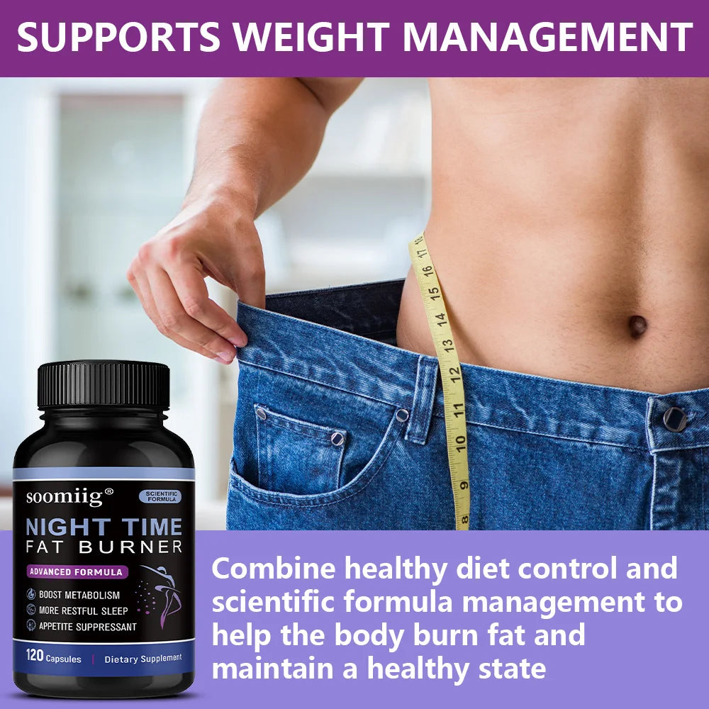 Nighttime Metabolism Booster – White Kidney Bean & Green Coffee Nighttime Supplement Qst