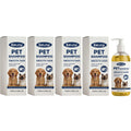 Coconut Oil Pet Shampoo – Odor Control & Coat Smoothing Pet Grooming Shampoo Qme 4 x 100ml Boxed