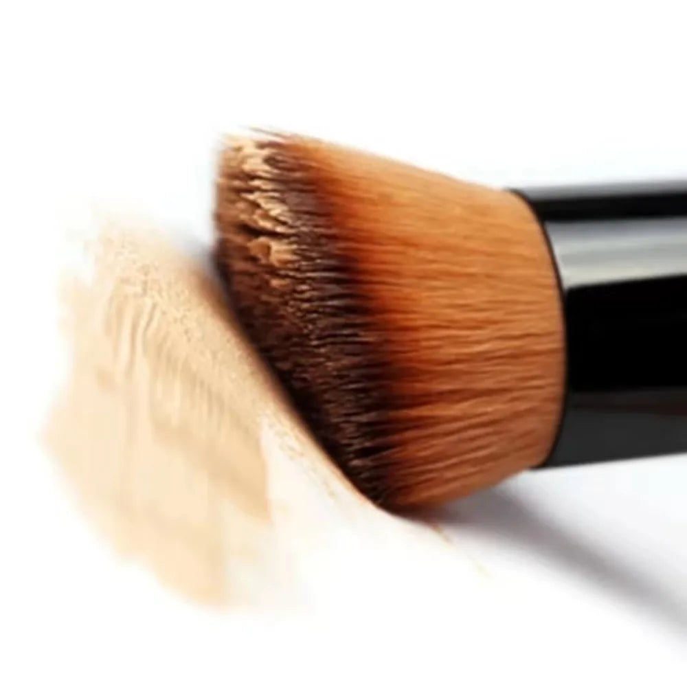 Professional Foundation Makeup Brush – Kabuki Flat Top Synthetic Foundation Makeup Brush Qme