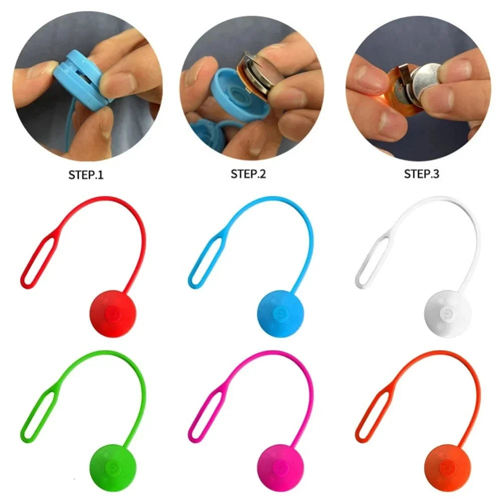 Silicone LED Backpack Safety Light | Night Running & Cycling Outdoor Safety Light Qme