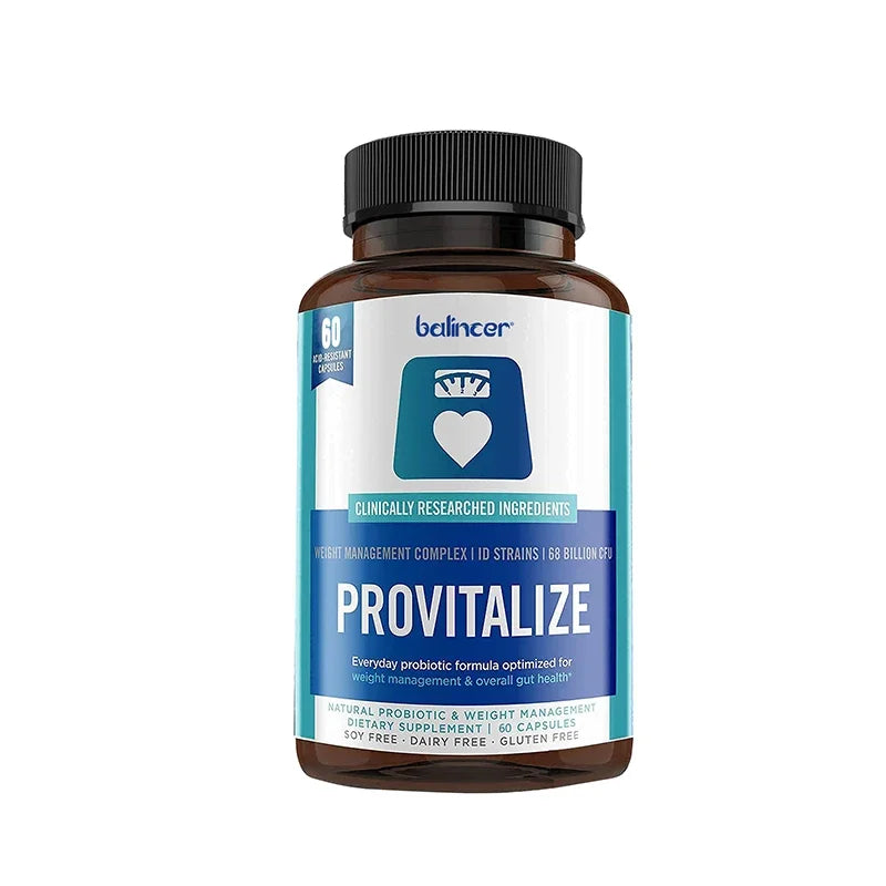 Provitalize Probiotic Capsules – Moringa, Gut & Immune Support Probiotic Supplement Qst 60 count-1 bottle
