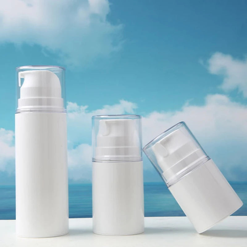 Refillable Airless Pump Bottle – Travel Cosmetic Dispenser 30/50/100ml Cosmetic Travel Dispenser Qst