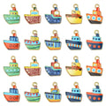 PandaHall 30pcs Nautical Ship Enamel Charms Set – 10 Styles Enamel Jewelry Charms Qme Default Title