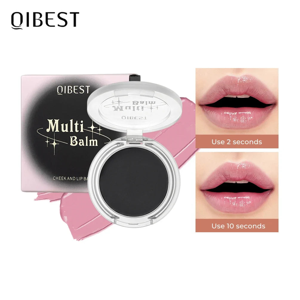 Black Crystal Gel Blush Multi Balm – Lip, Cheek & Eye Tint Gel Blush Balm Qme Lip Balm