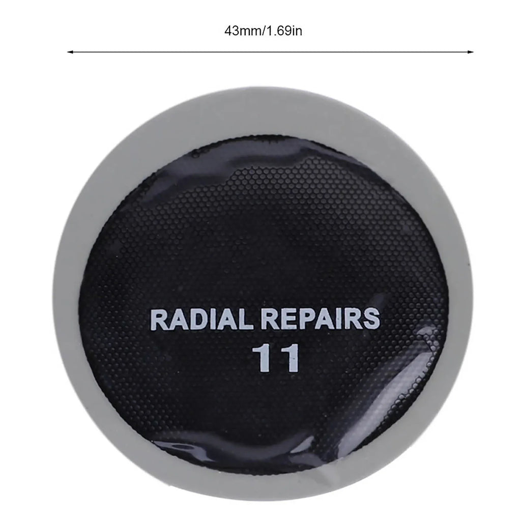 120-Pack 43mm Natural Rubber Cold Tire Repair Patches Tire Repair Patches Qme