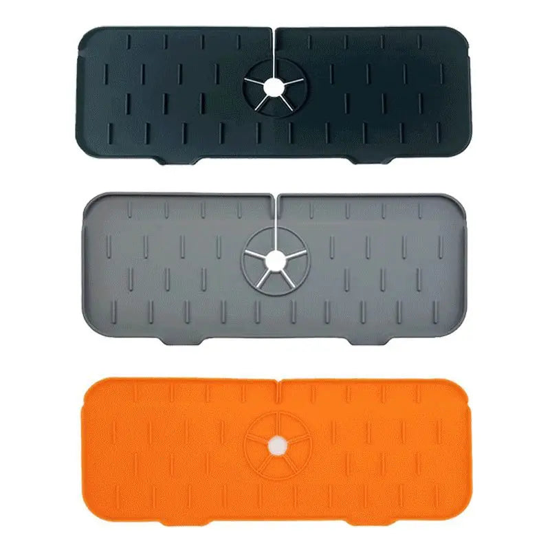 Silicone Sink Splash Guard & Faucet Absorbent Mat | 4 Colors Sink Splash Guard Qme