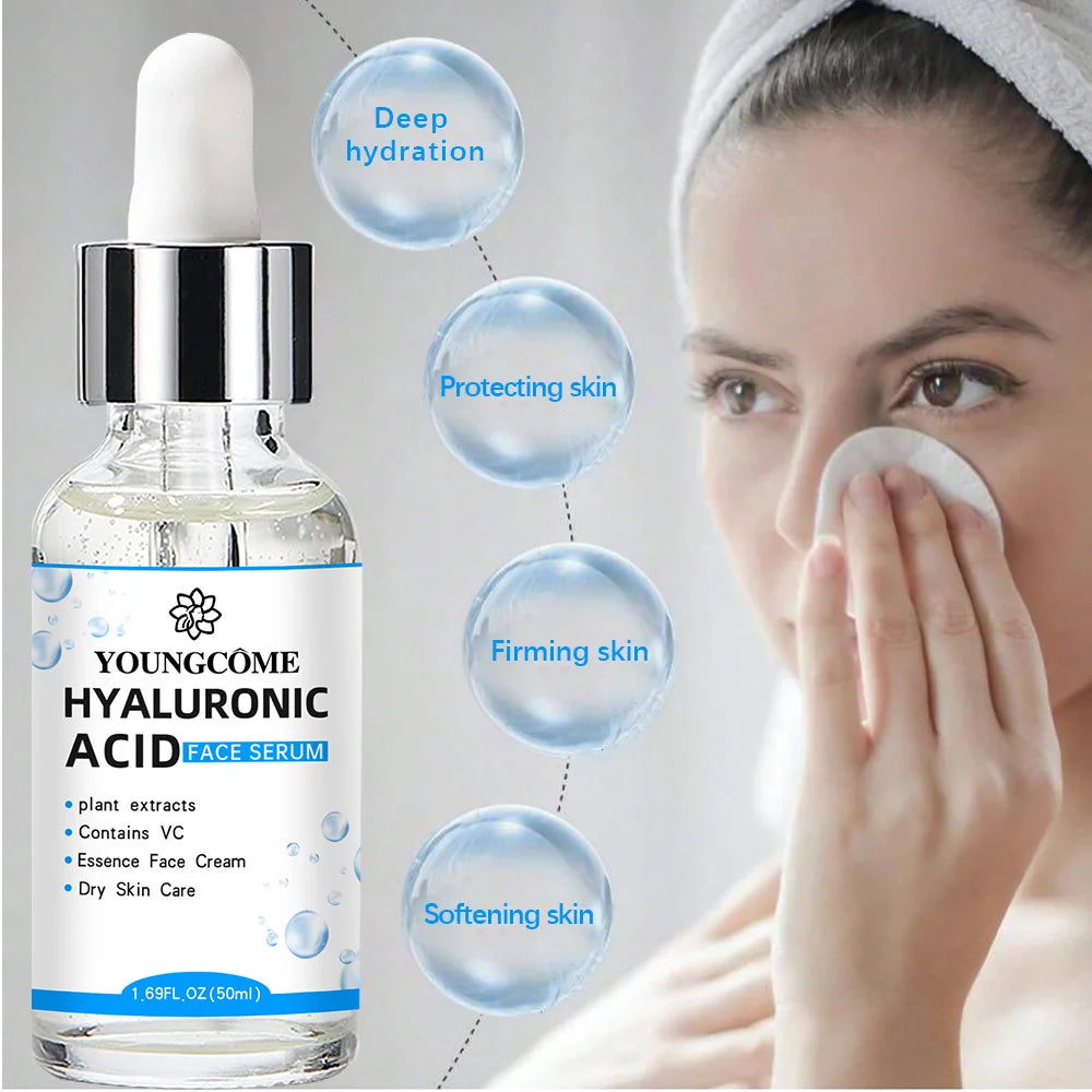 YOUNGCOME Hyaluronic Acid Facial Serum – Deep Moisturizing Facial Serum Qst