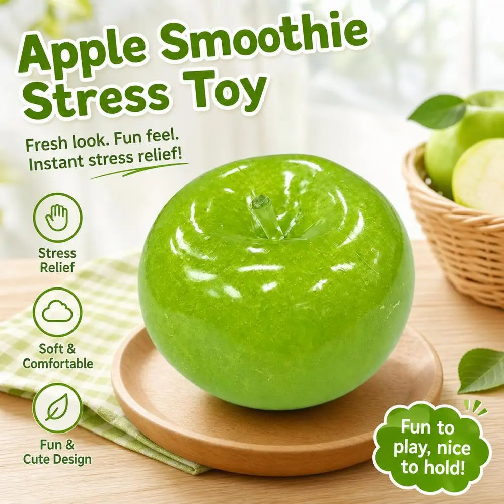 Apple Smoothie Squishy Stress Toy – Kids Sensory Squeeze Ball Squishy Stress Toy Qme