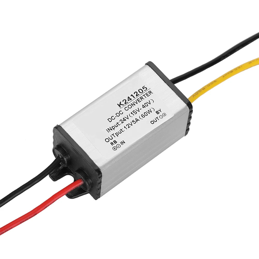DC-DC Step Down Converter 24V to 12V 5A 60W High Efficiency DC-DC Converter Qst
