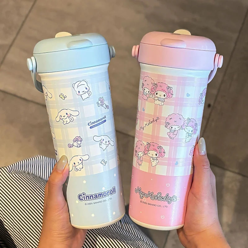 Kuromi Large Capacity Insulated Straw Cup – 9 Colors Insulated Straw Cup Qme