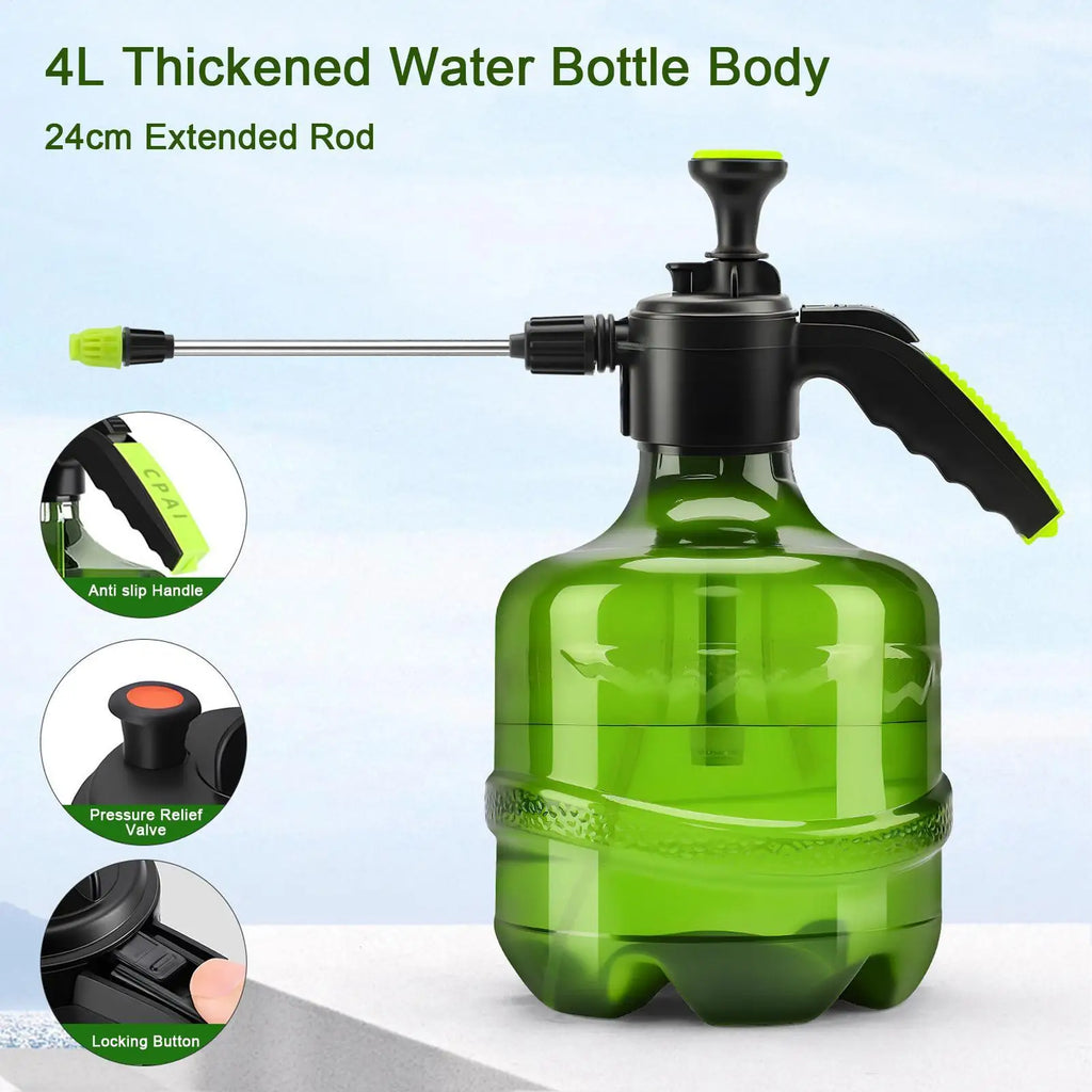 4L Manual Plant Sprayer – Multi-Mode, Leak-Proof Handheld Garden Sprayer Qme