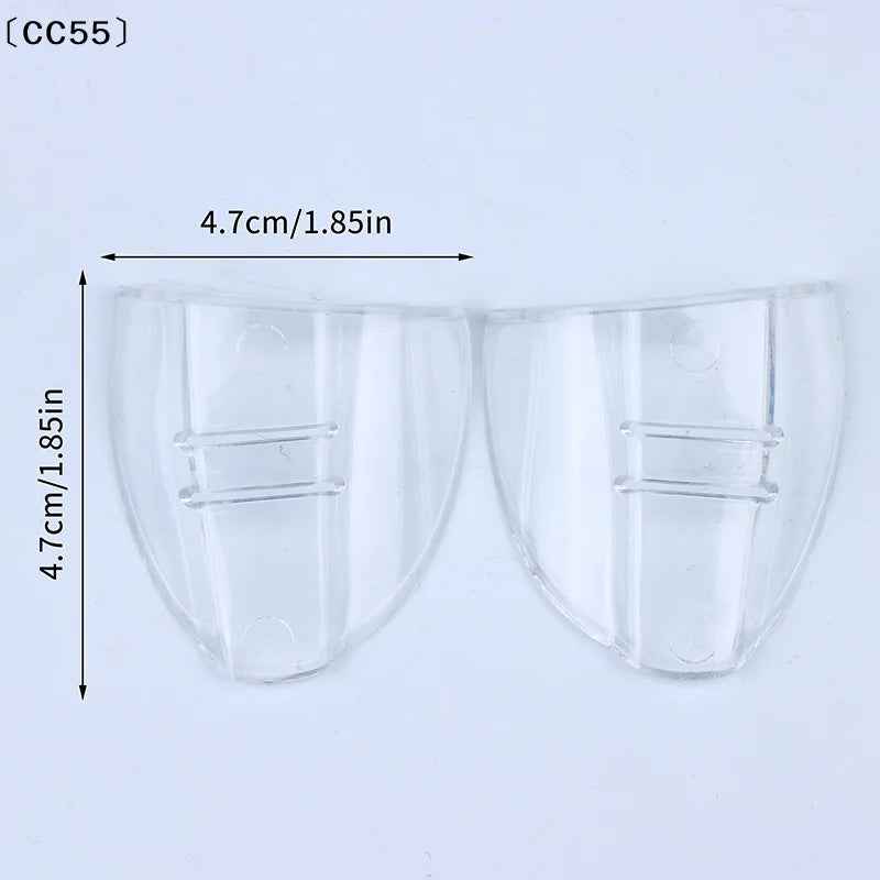 Universal Eyeglass Side Shields – Clear Flexible Safety Covers Eyeglass Side Shields Qst