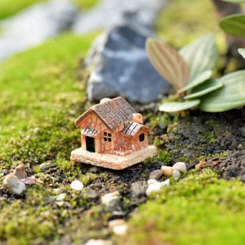 Mini Dollhouse Stone Resin Decorations – DIY Home & Garden Miniature Resin Decor Qme
