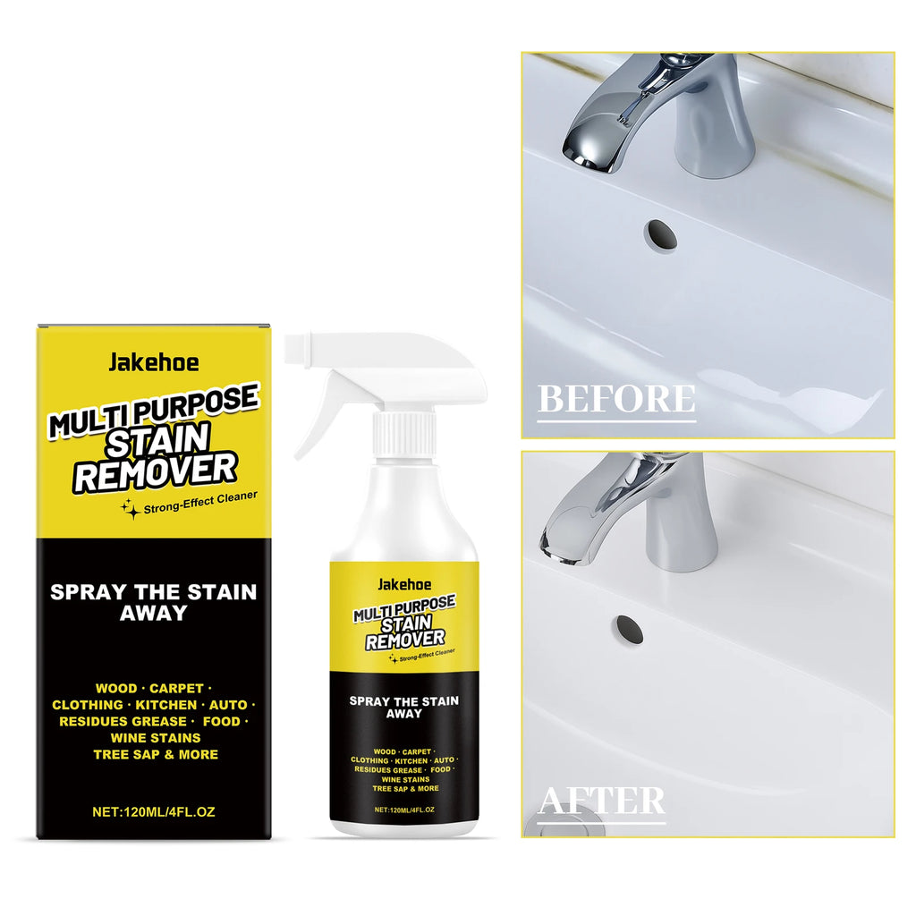 JAKEHOE 120ml Multipurpose Stain Remover Degreaser Spray Multipurpose Cleaner Spray Qst
