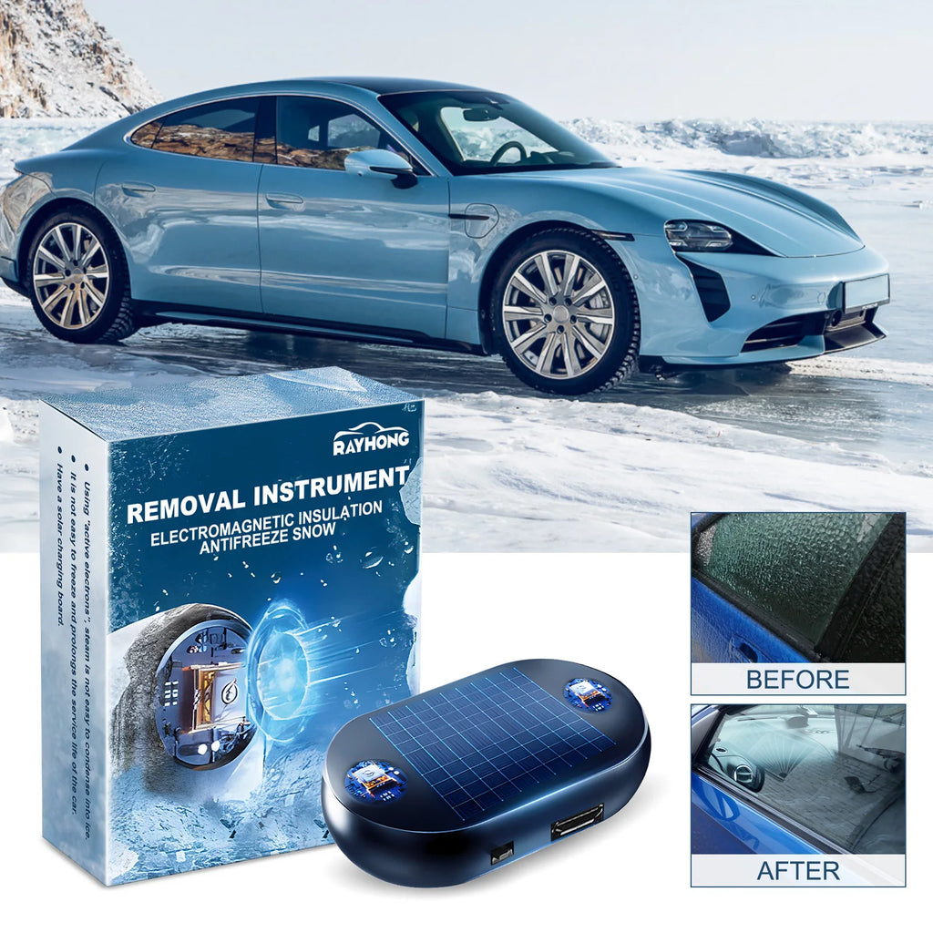 Portable Car Ice Scraper – Windshield & Mirror Defroster Car Ice Scraper Qst