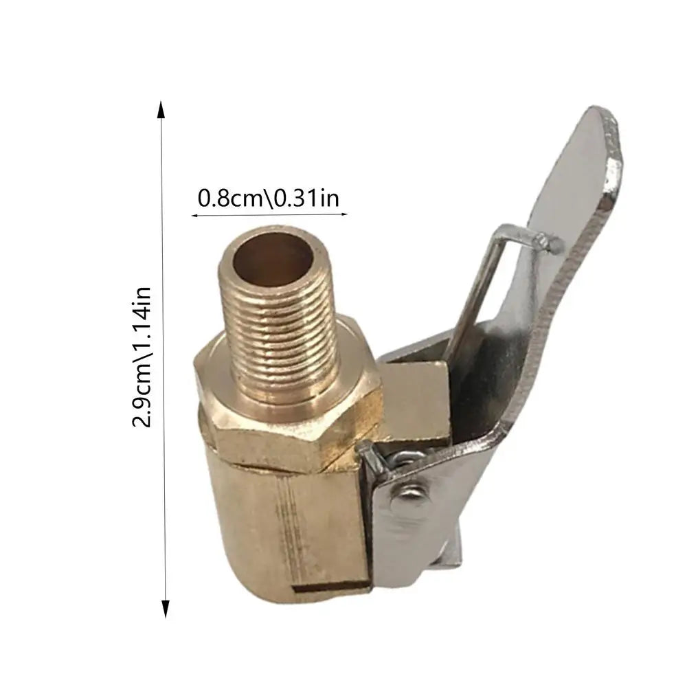 Brass Locking Air Chuck – No-Leak Tire Inflator Chuck Locking Tire Chuck Qme as shown