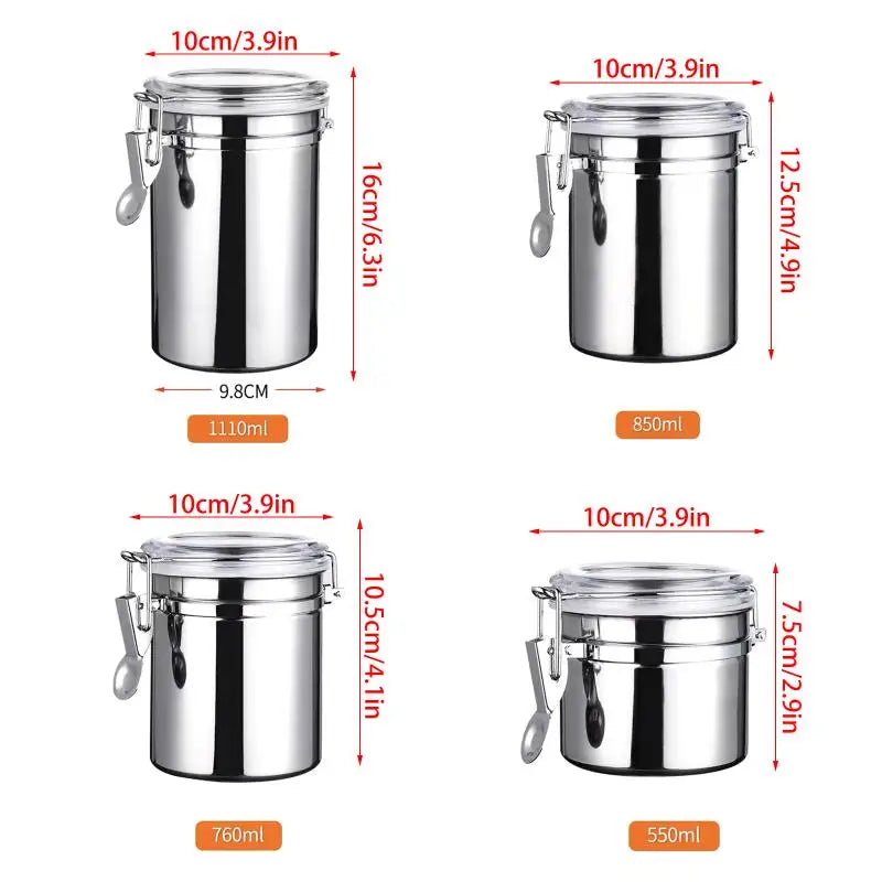 304 Stainless Steel Airtight Food Storage Container Food Storage Container Qme