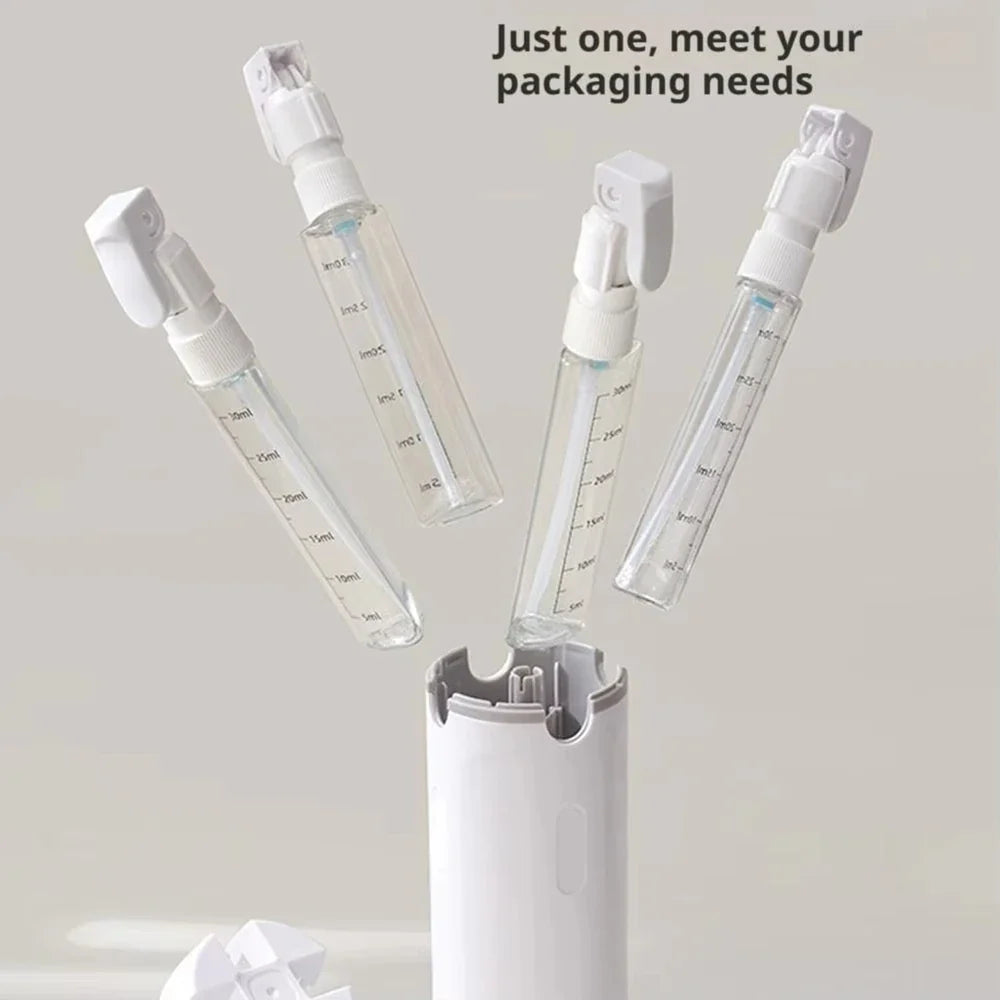 4-in-1 Leakproof Portable Travel Dispenser Bottles Set Travel Dispenser Bottles Qme