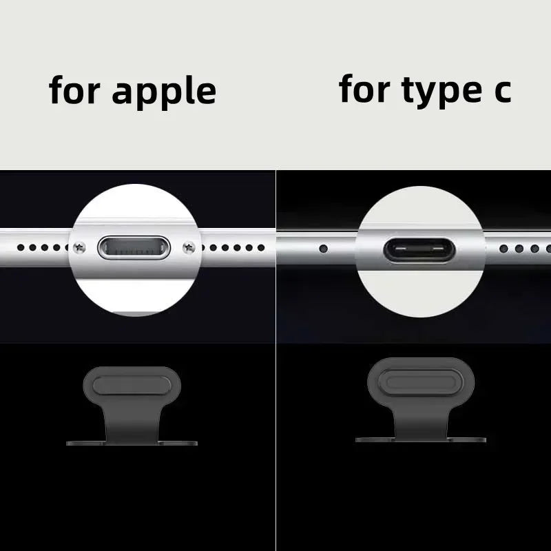 USB Type-C & iPhone Dust Plugs | Charging Port Protectors Port Dust Plugs Qme