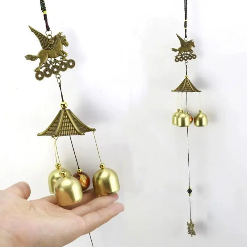 Retro Horse Metal Wind Chimes – Garden & Yard Décor Wind Chimes Qme