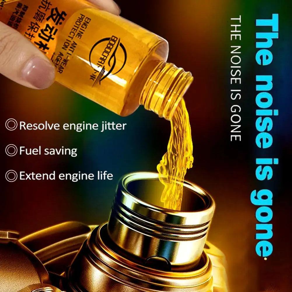 Engine Anti-Wear Additive – Friction Reducer & Quiet Engine Oil Engine Oil Additive Qme