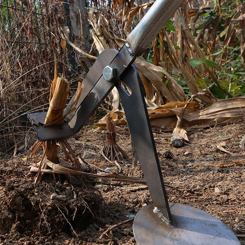 Heavy-Duty Root Remover Garden Tool – Corn & Soybean Stalks Root Remover Tool Qme