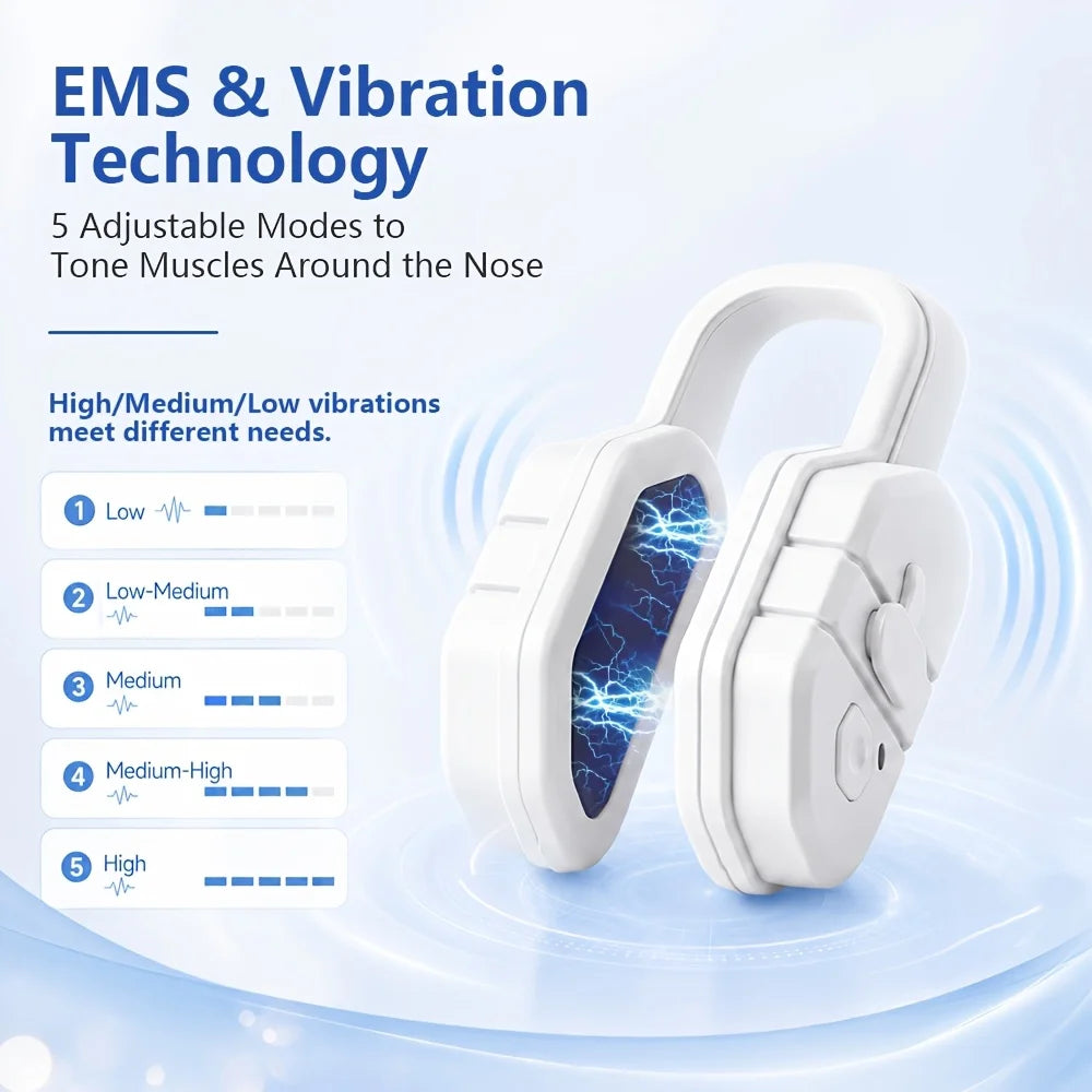 Smart EMS Nose Shaper Lifter Clip – Silicone Nasal Massager Nose Shaper Device Qst