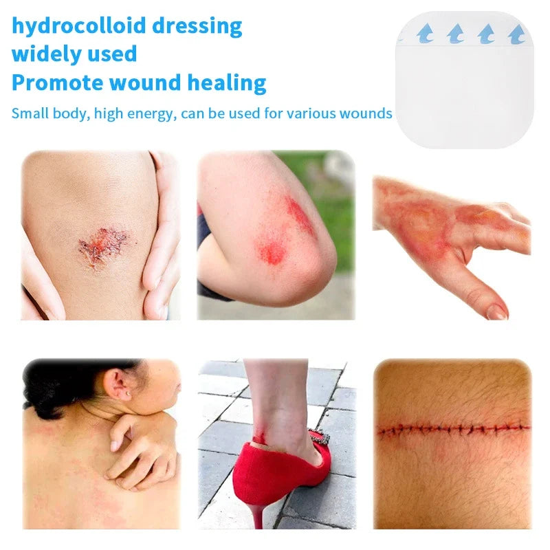 Hydrocolloid Self-Adhesive Patches – Breathable Invisible Skin Hydrocolloid Skin Patch Qme