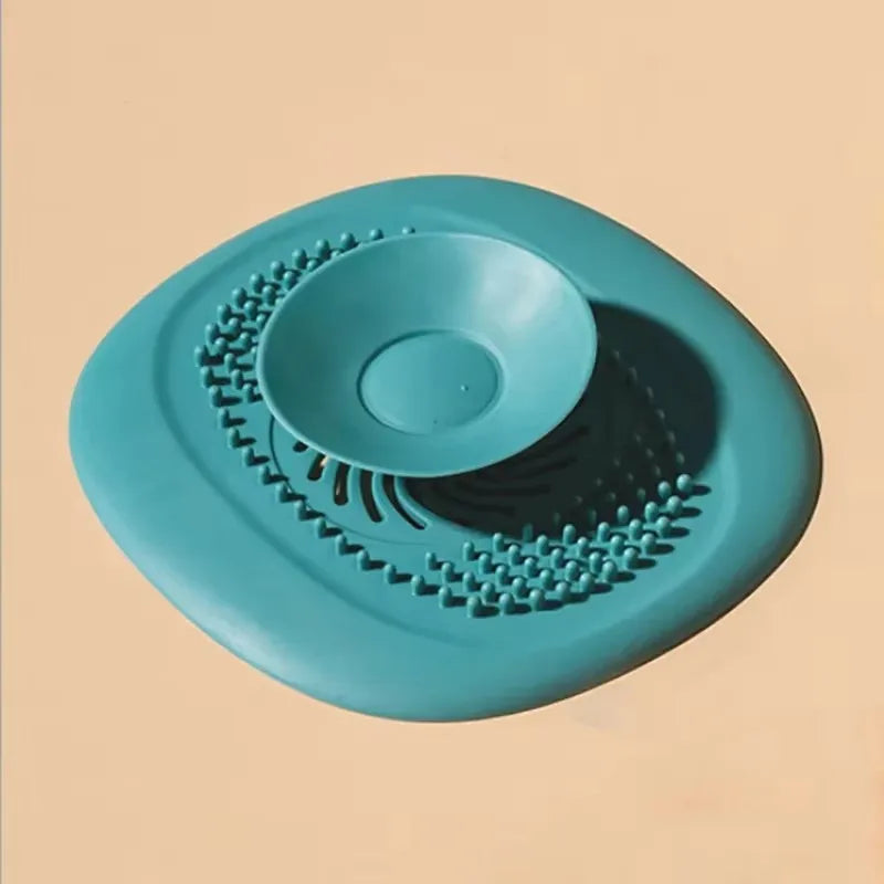 Silicone Anti-Clog Bathtub & Floor Drain Plug | 4 Colors Silicone Drain Plug Qme 1PC Green