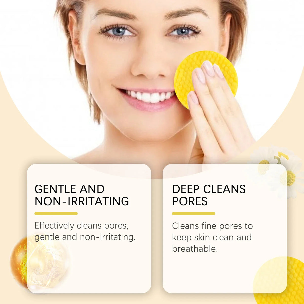 Turmeric Kojic Acid Exfoliating Facial Pads – 80 Pcs | Daily Exfoliating Facial Pads Qme