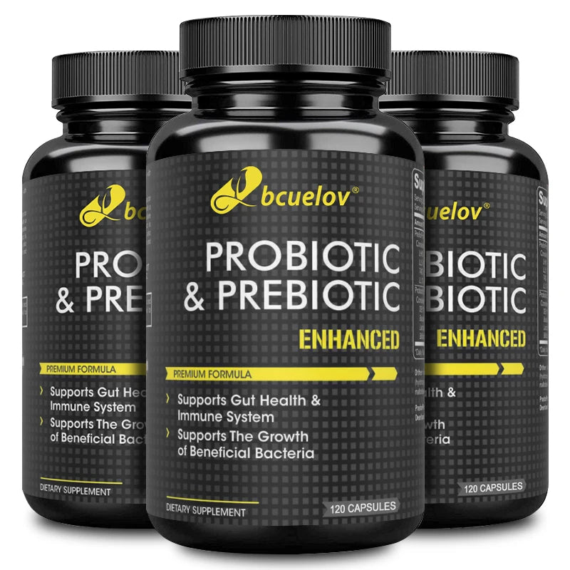 Probiotic & Prebiotic Capsules – Gut & Immune Support Probiotic Supplement Qst