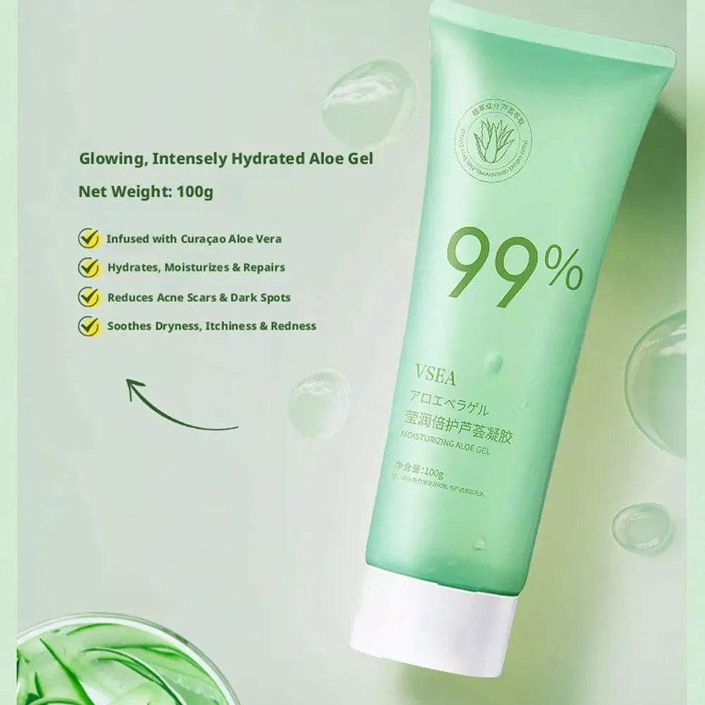 99% Aloe Vera Gel – Hydrating Moisturizer for Sensitive Skin Aloe Vera Gel Qme