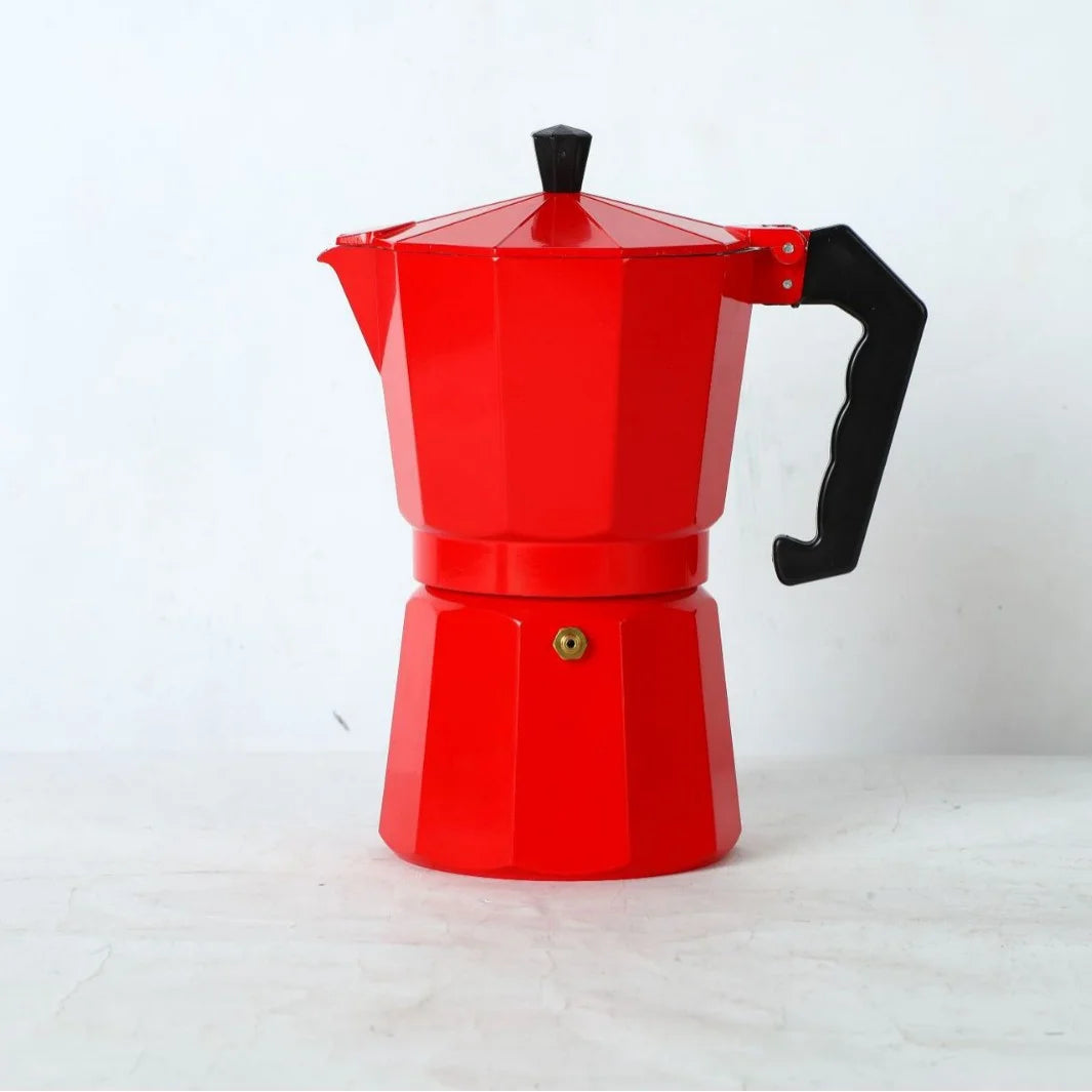 600ml Aluminum Moka Pot – Octagonal Stovetop Espresso Maker Stovetop Moka Pot Qst 3cup 1