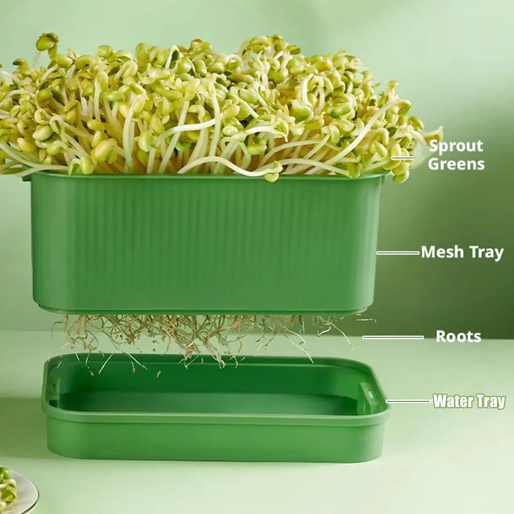 Soilless Seedling Sprouter Tray | Hydroponic Seed Germination Hydroponic Sprouting Tray Qme