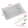 Umbrella Hooks Live Bait Squid Octopus Stainless Steel Box Fishing Hooks Qme silver-10