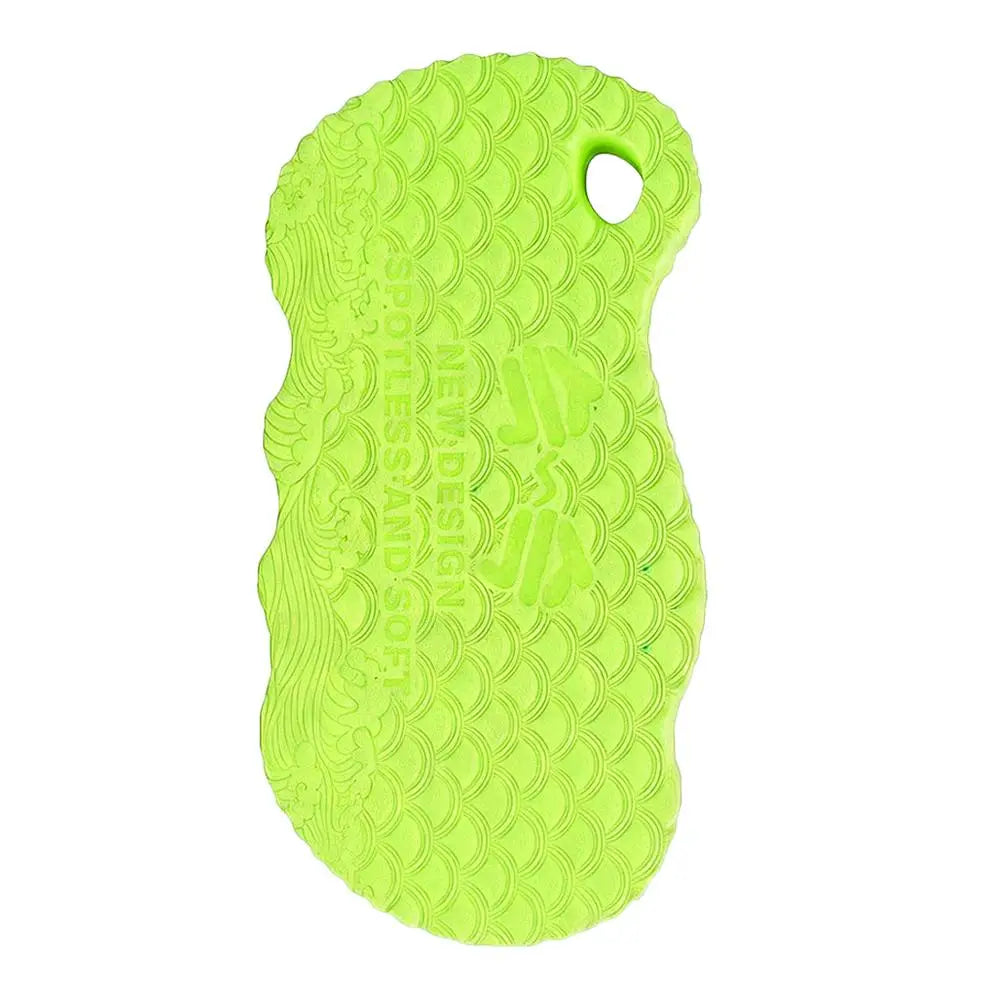 Exfoliating Bath Sponge – Soft Reusable Body Scrubber | Qme Exfoliating Bath Sponge Qme green