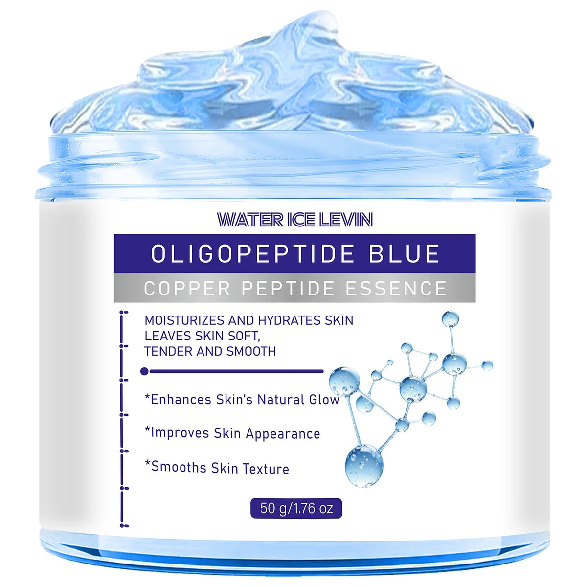 Collagen Copper Peptide Body Lotion – Hydrating Smooth Skin Body Care Lotion Qme SKY BLUE 50g