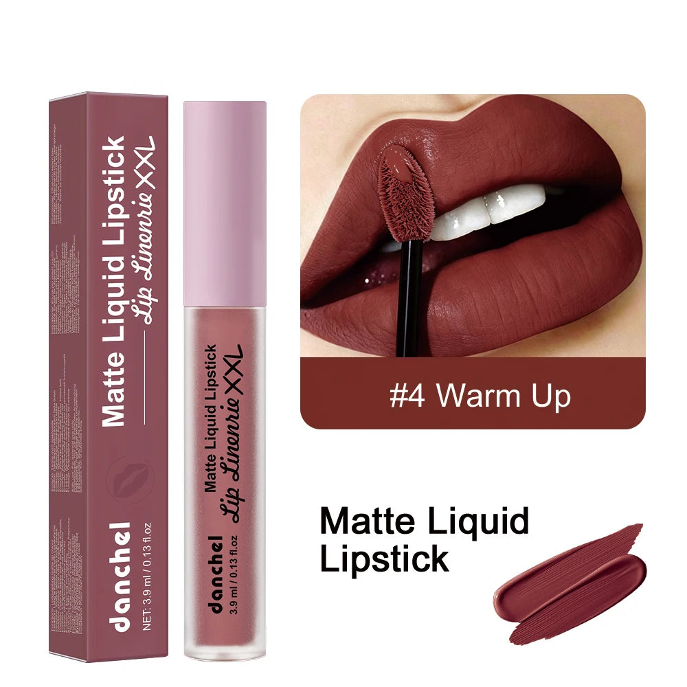 Matte Liquid Lip Gloss – 16H Wear, Transfer-Resistant & Non-Drying Matte Liquid Lipstick Qst 04
