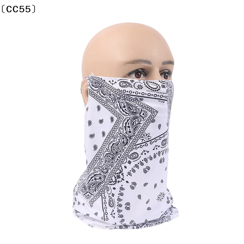 Punk UV Face Neck Mask – Outdoor Sports Cycling Bandana UV Neck Gaiter Qst
