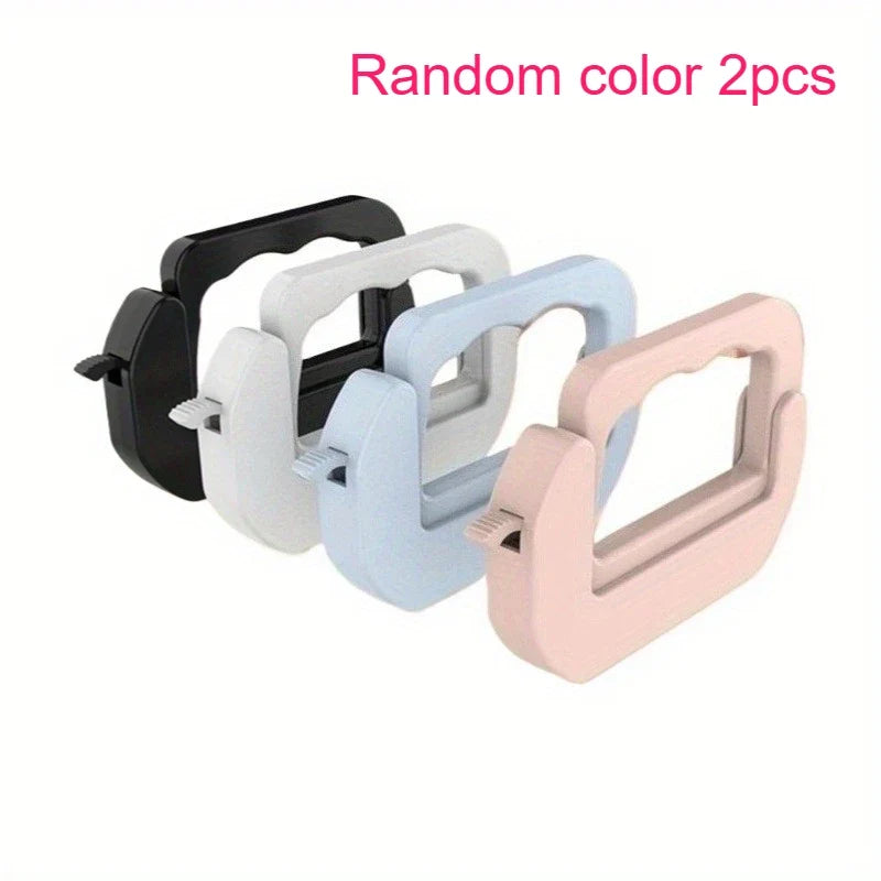 Reusable Food Bag Sealing Clips | Adjustable Snack Bag Sealer Bag Sealing Clips Qme Random color 2pcs